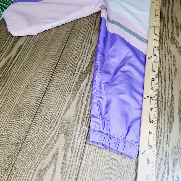 Disney Parks Space Mountain Jacket XS Purple Full Zip‎ Hooded Windbreaker - Picture 9 of 9